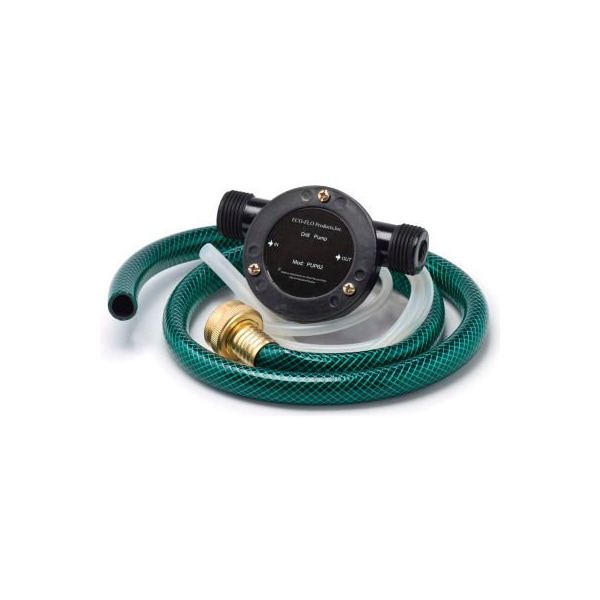 Eco Flo Products Eco-Flo Portable Utility Drill Pump, 3' Garden Hose, 1/4" ID Hose, 360 GPH PUP62 - main